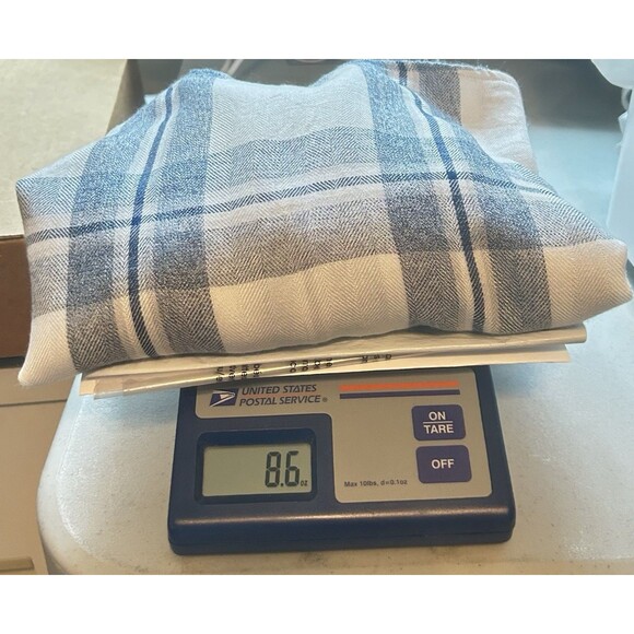 Rails Womens M Blue Checkered‎ Soft Long Sleeve Rayon Button Up Top - Picture 13 of 13